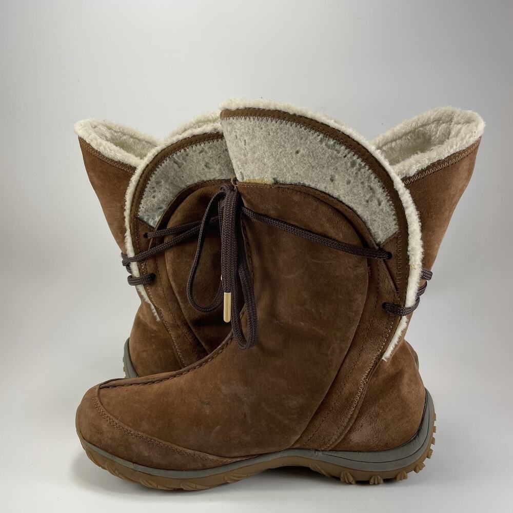 Patagonia Attlee Tie Primaloft Winter Boots Womens Size 9.5 200 Grams Waterproof - Picture 4 of 11